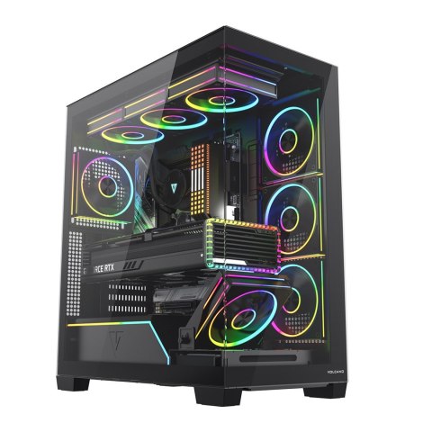 MODECOM MODECOM OBUDOWA VOLCANO STELLAR PLUS ARGB MIDI 5F BLACK