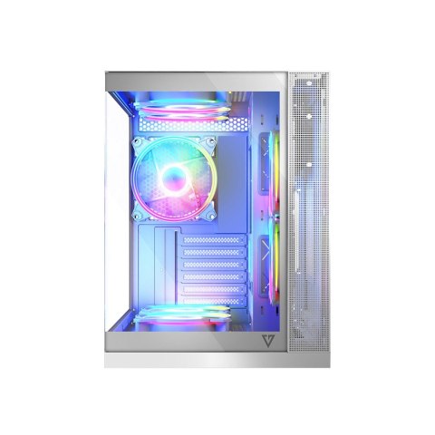 MODECOM MODECOM OBUDOWA VOLCNO PANORAMA APEX ARGB 3F MIDI WHITE