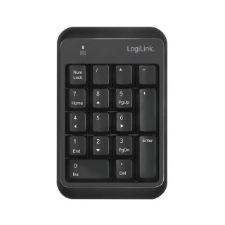 LogiLink Klawiatura numeryczna Bluetooth v5.1 czarna