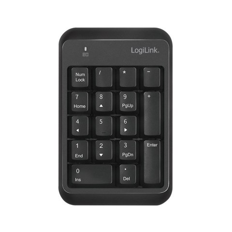 LogiLink Klawiatura numeryczna Bluetooth v5.1 czarna