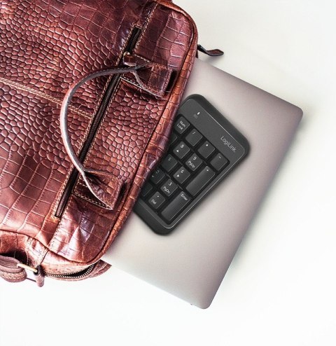 LogiLink Klawiatura numeryczna Bluetooth v5.1 czarna
