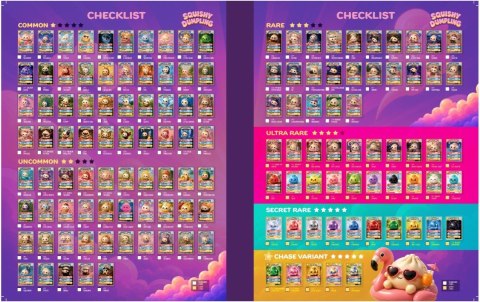 Pulio Karty kolekcjonerskie Squishy Dumpling Saszetka display 20 sztuk