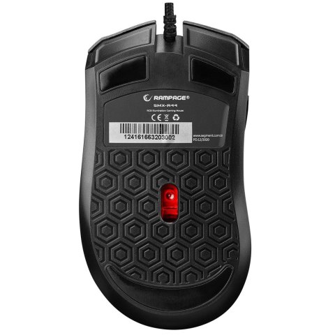 RAMPAGE RAMPAGE MYSZ SMX-R44 V2 MACRO BLACK 12800 DPI RGB LED