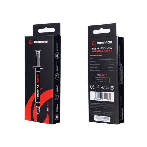 RAMPAGE RAMPAGE PASTA TERMOPRZEWODZĄCA TM-602HP 173 W/MK 2G