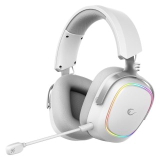 RAMPAGE RAMPAGE SŁUCHAWKI BEZPRZEWODOWE NAUSZNE RETSU BT 2.4G RGB WHITE
