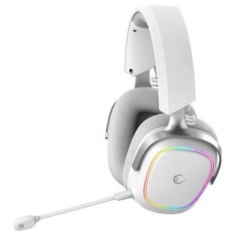 RAMPAGE RAMPAGE SŁUCHAWKI BEZPRZEWODOWE NAUSZNE RETSU BT 2.4G RGB WHITE