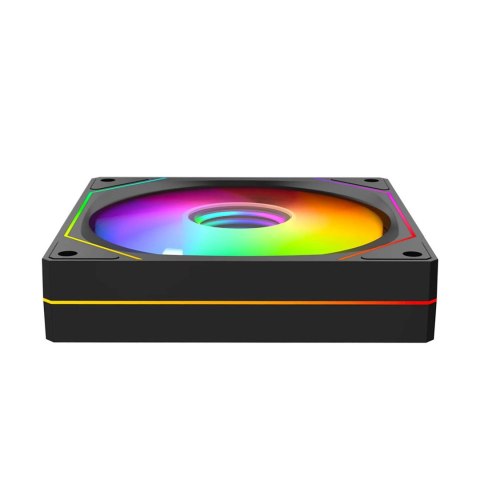 RAMPAGE RAMPAGE WENTYLATOR DO OBUDOWY 120MM 1800RPM INFINITE LOOP ARGB BLACK PWM