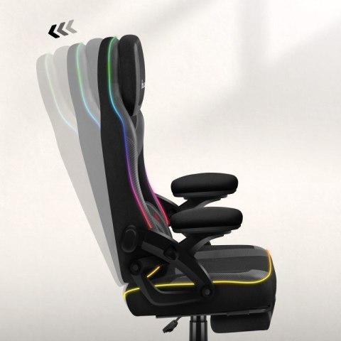 Huzaro Fotel gamingowy Force 4.6 RGB Black Mesh