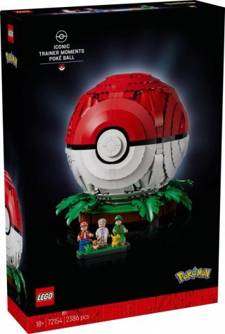 LEGO Klocki Pokemon 72154 Kultowy Pokéball z Trenerami
