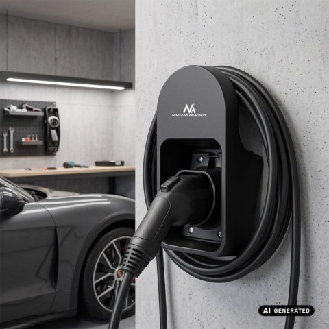 Maclean Uchwyt ścienny na kabel do ładowarki EV MC-901