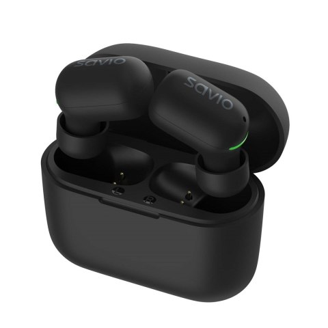 SAVIO SAVIO BEZPRZEWODOWE SŁUCHAWKI BLUETOOTH 5.1 IPX5 TWS-09