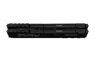 Kingston KINGSTON 32GB 3200MHz DDR4 CL16 DIMM (Kit of 2) 1Gx8 FURY Beast Black KF432C16BB1K2/32
