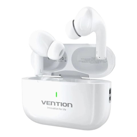Vention Słuchawki bezprzewodowe ECHO LITE E11 Bluetooth 5.4 HiFi TWS biały