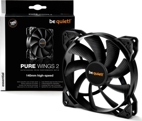 Wentylator be quiet! Pure Wings 2 140mm High-Speed (BL082)