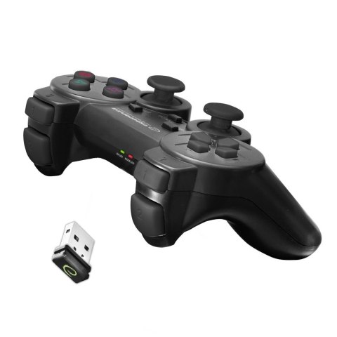 Esperanza Gamepad bezprzewodowy Esperanza 2.4GH PS3/PC GLADIATOR EGG108K czarny