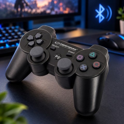 Esperanza Gamepad bezprzewodowy bluetooth MARINE PS3 EGG109K czarny