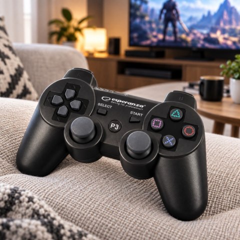 Esperanza Gamepad bezprzewodowy bluetooth MARINE PS3 EGG109K czarny