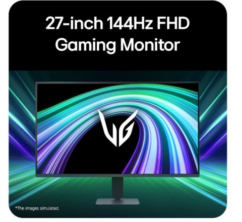LG Electronics Monitor gamingowy 27G411B-B 27 cali FHD UltraGear