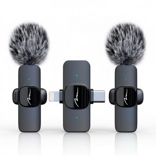 Media-Tech Zestaw mikrofonów krawatowych Micro-Mic Duo MT416