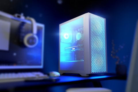 LOGIC LOGIC OBUDOWA DART PRO ARGB MIDI USB TYPE-C BIAŁA