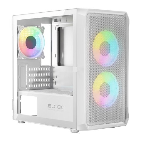 LOGIC LOGIC OBUDOWA PORTOS ARGB MINI USB 3.0 WHITE
