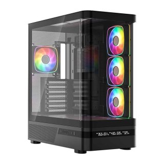 MODECOM MODECOM OBUDOWA VOLCANO AQ 200 ARGB MIDI CZARNA