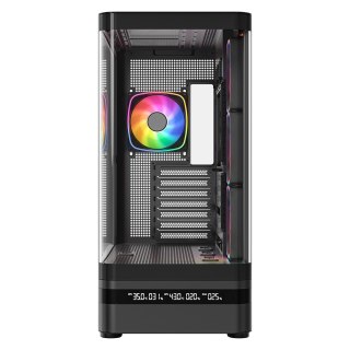 MODECOM MODECOM OBUDOWA VOLCANO AQ 200 ARGB MIDI CZARNA