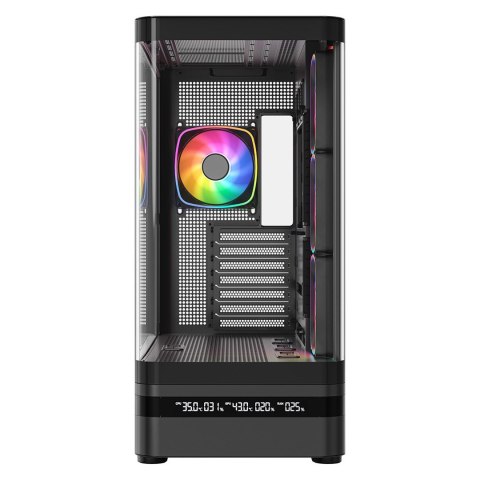 MODECOM MODECOM OBUDOWA VOLCANO AQ 200 ARGB MIDI CZARNA