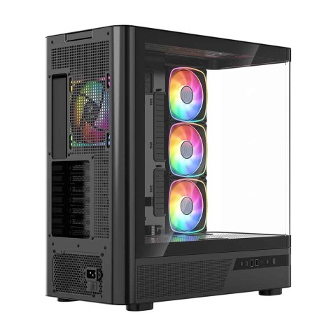MODECOM MODECOM OBUDOWA VOLCANO AQ 200 ARGB MIDI CZARNA