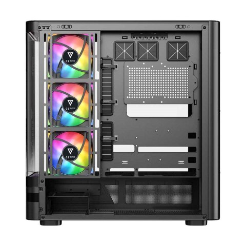 MODECOM MODECOM OBUDOWA VOLCANO AQ 200 ARGB MIDI CZARNA