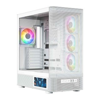 MODECOM MODECOM OBUDOWA VOLCANO AQ 400 ARGB MIDI BIAŁA