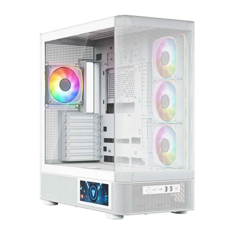 MODECOM MODECOM OBUDOWA VOLCANO AQ 400 ARGB MIDI BIAŁA