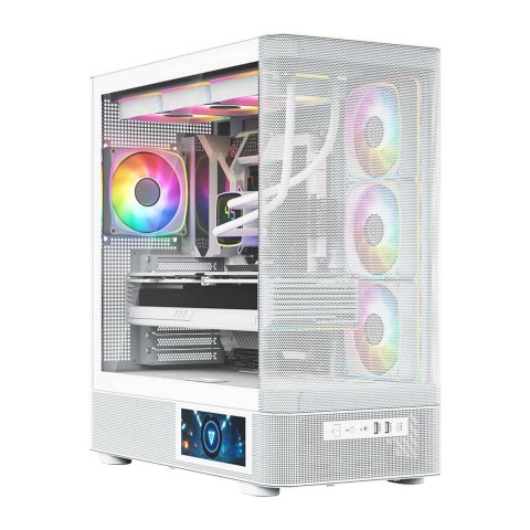 MODECOM MODECOM OBUDOWA VOLCANO AQ 400 ARGB MIDI BIAŁA