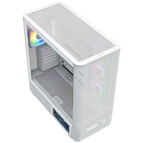 MODECOM MODECOM OBUDOWA VOLCANO AQ 400 ARGB MIDI BIAŁA