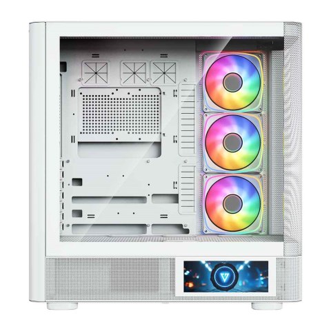 MODECOM MODECOM OBUDOWA VOLCANO AQ 400 ARGB MIDI BIAŁA