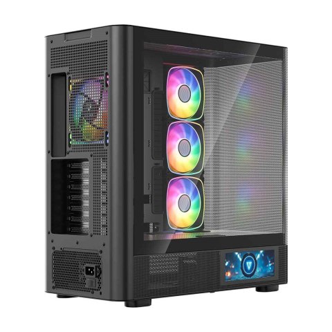 MODECOM MODECOM OBUDOWA VOLCANO AQ 400 ARGB MIDI CZARNA