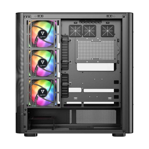MODECOM MODECOM OBUDOWA VOLCANO AQ 400 ARGB MIDI CZARNA