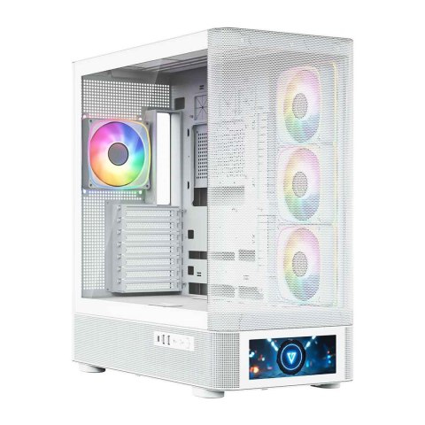 MODECOM MODECOM OBUDOWA VOLCANO AQ 500 ARGB MIDI BIAŁA