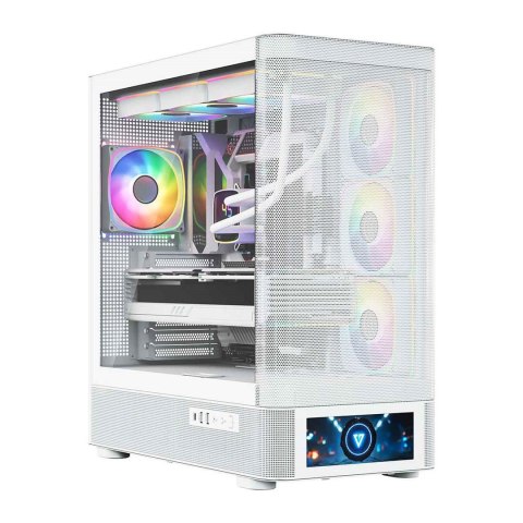 MODECOM MODECOM OBUDOWA VOLCANO AQ 500 ARGB MIDI BIAŁA