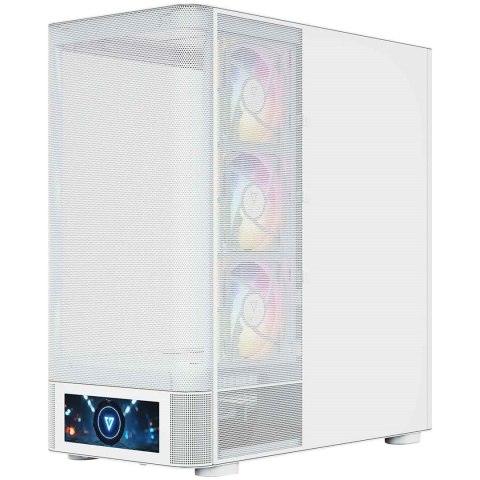 MODECOM MODECOM OBUDOWA VOLCANO AQ 500 ARGB MIDI BIAŁA