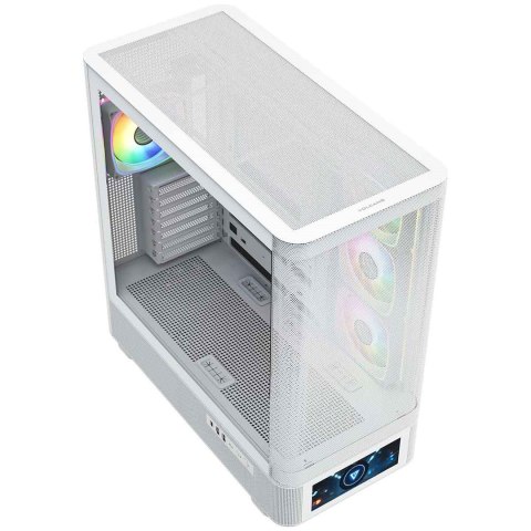 MODECOM MODECOM OBUDOWA VOLCANO AQ 500 ARGB MIDI BIAŁA