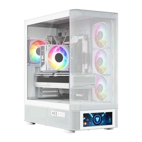 MODECOM MODECOM OBUDOWA VOLCANO AQ 500 ARGB MIDI BIAŁA