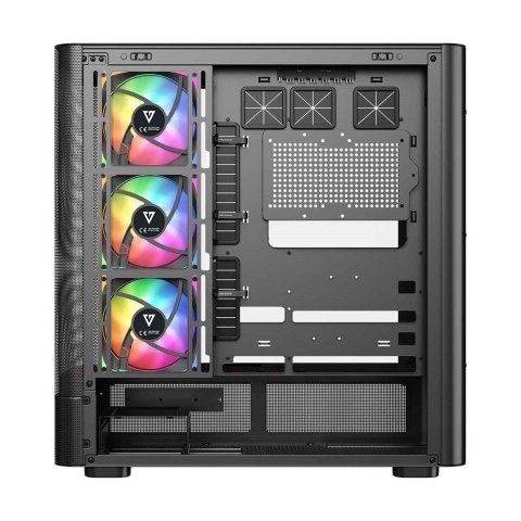 MODECOM MODECOM OBUDOWA VOLCANO AQ 500 ARGB MIDI CZARNA