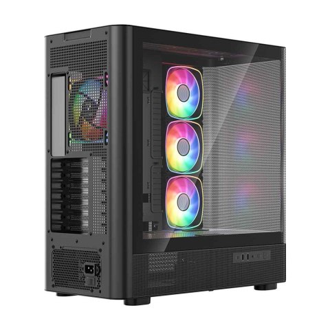 MODECOM MODECOM OBUDOWA VOLCANO AQ 500 ARGB MIDI CZARNA