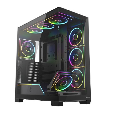 MODECOM MODECOM OBUDOWA VOLCANO STELLAR PLUS ARGB MIDI 8F BLACK