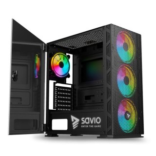 SAVIO SAVIO OBUDOWA PC RAPTOR X1 ARGB SAVGC-RAPTORX1 (WYPRZEDAŻ)
