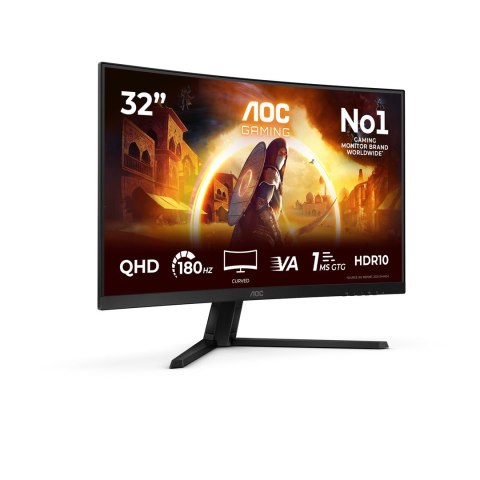 AOC MONITOR AOC LED 31,5" CQ32G4VE Fast VA QHD 180Hz