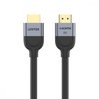 Unitek Kabel HDMI 2.1 8K 60Hz 1.5m; czarny; C11086GY01-1.5M