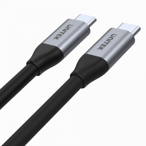 Unitek Kabel USB-C - USB-C PD 100W, 5Gbps, 4K60Hz, 2m, M/M; C14091ABK