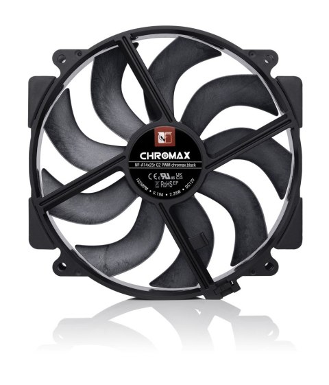 Noctua Wentylator NOCTUA 140mm NF-A14x25r G2 PWM chromax black